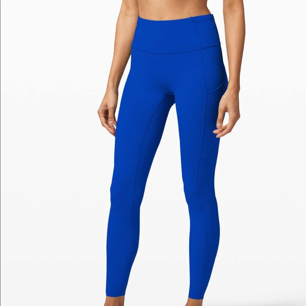 Fast and free blue leggings